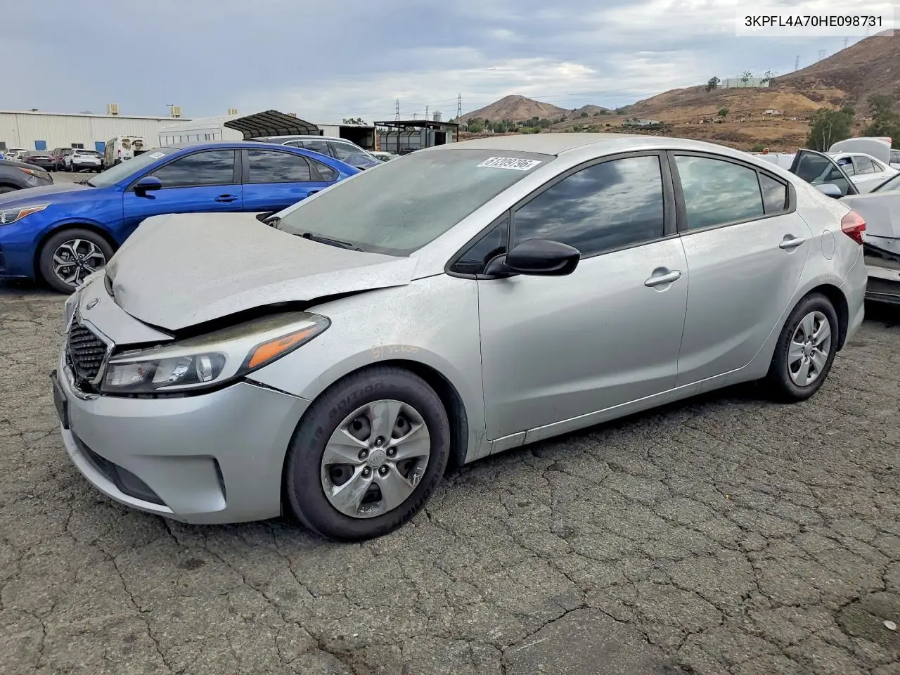 2017 Kia Forte Lx VIN: 3KPFL4A70HE098731 Lot: 61209796
