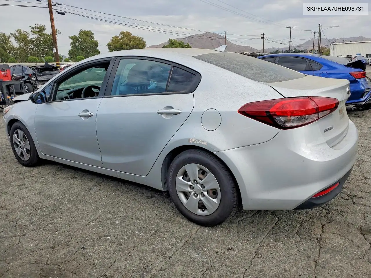 2017 Kia Forte Lx VIN: 3KPFL4A70HE098731 Lot: 61209796