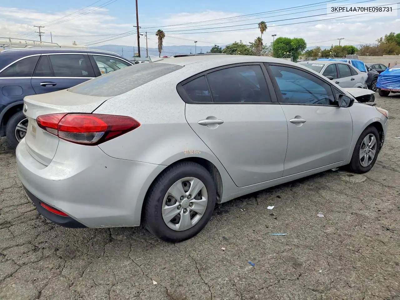 2017 Kia Forte Lx VIN: 3KPFL4A70HE098731 Lot: 61209796