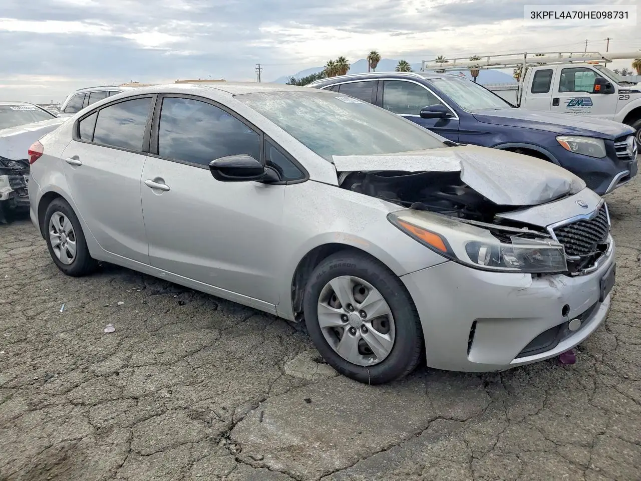 2017 Kia Forte Lx VIN: 3KPFL4A70HE098731 Lot: 61209796