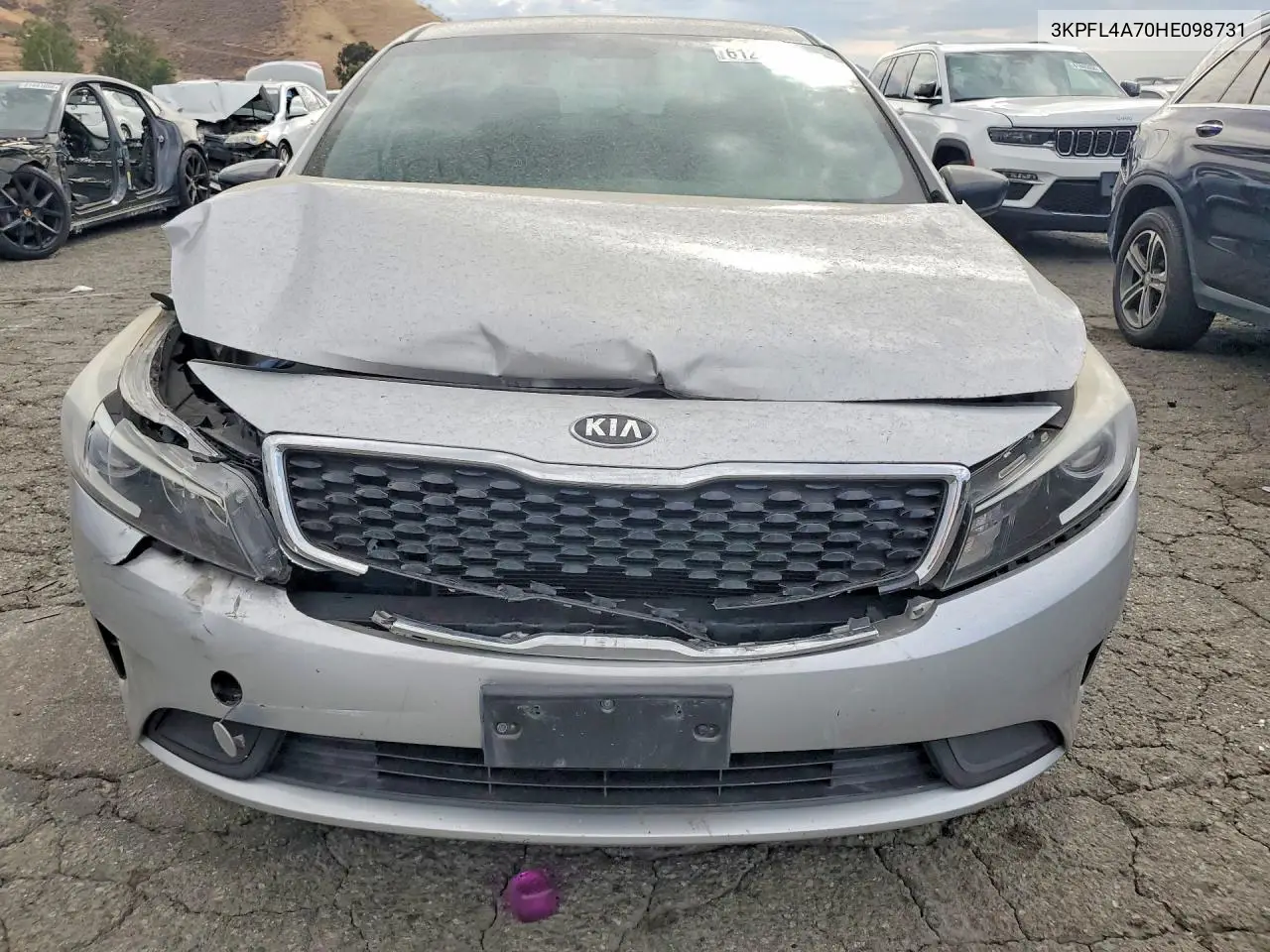 2017 Kia Forte Lx VIN: 3KPFL4A70HE098731 Lot: 61209796
