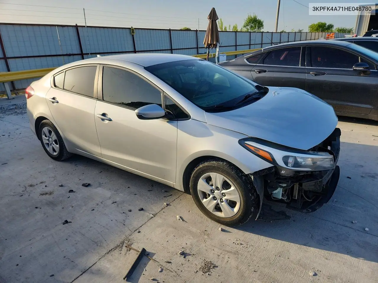 2017 Kia Forte Lx VIN: 3KPFK4A71HE048780 Lot: 61223276
