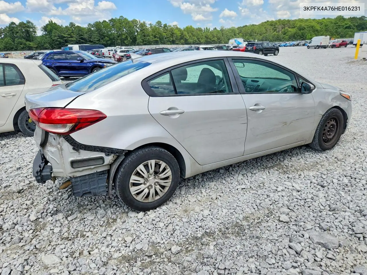 2017 Kia Forte Lx VIN: 3KPFK4A76HE016231 Lot: 61702136