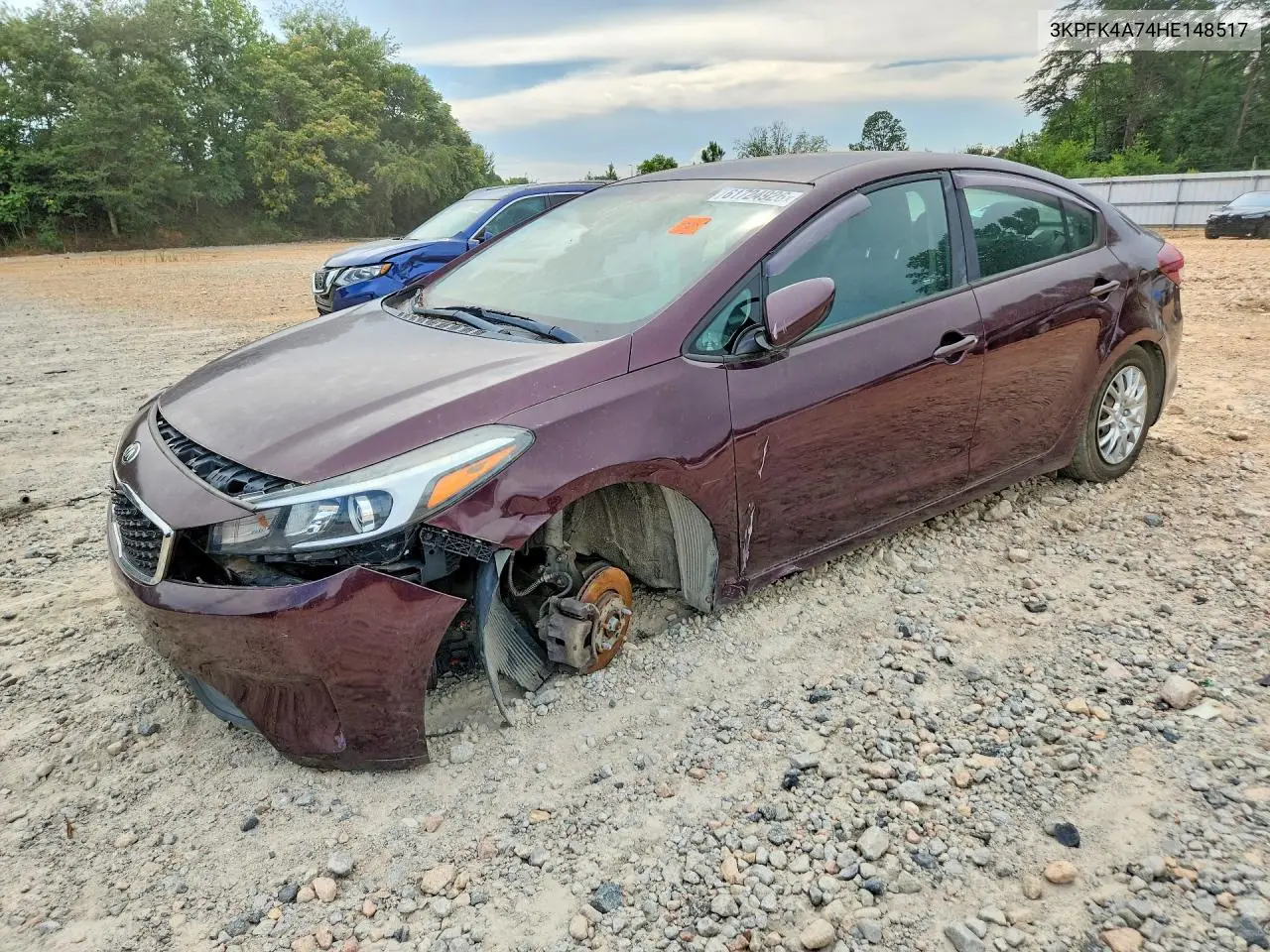 2017 Kia Forte Lx VIN: 3KPFK4A74HE148517 Lot: 61724926
