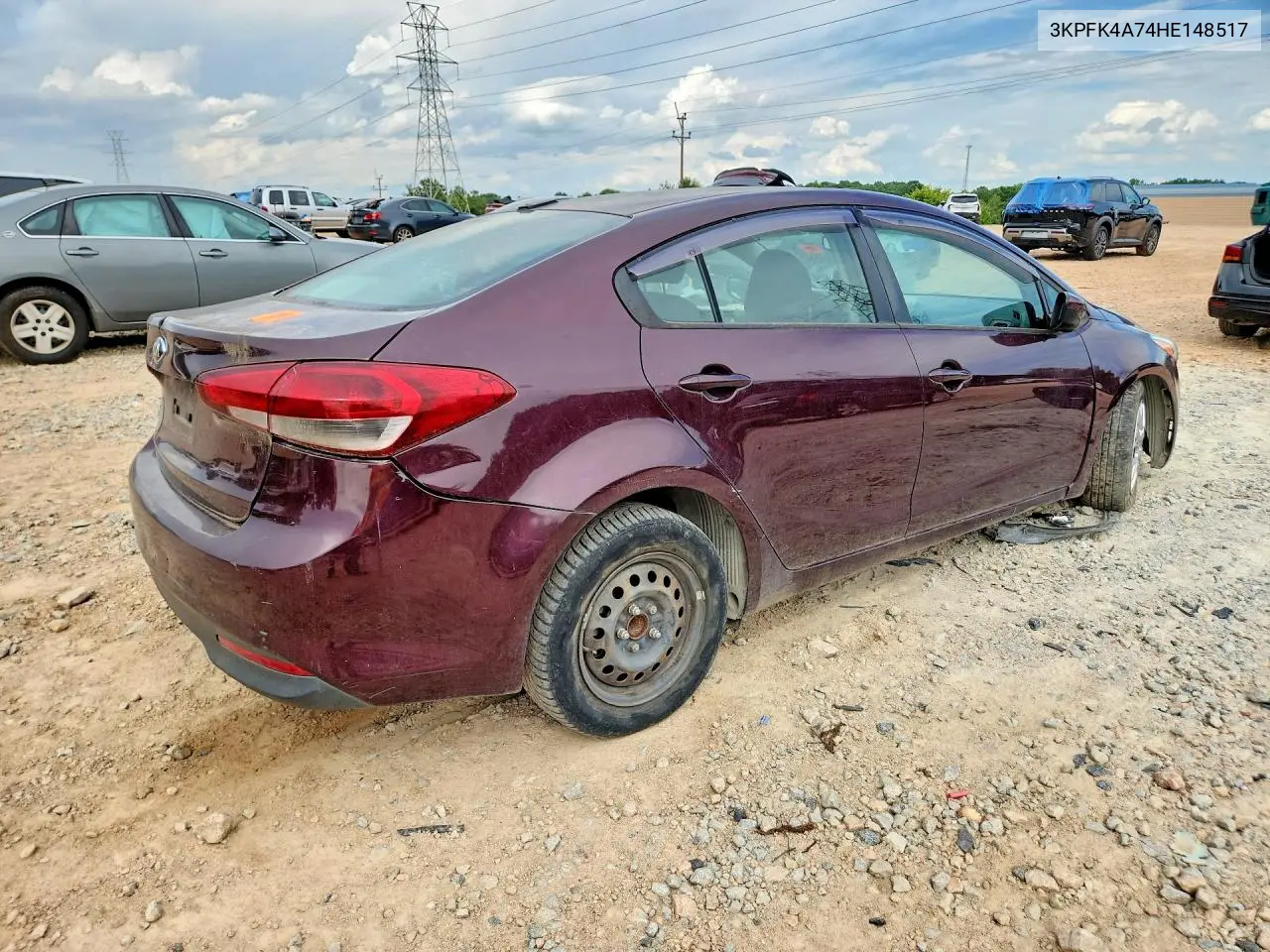 2017 Kia Forte Lx VIN: 3KPFK4A74HE148517 Lot: 61724926