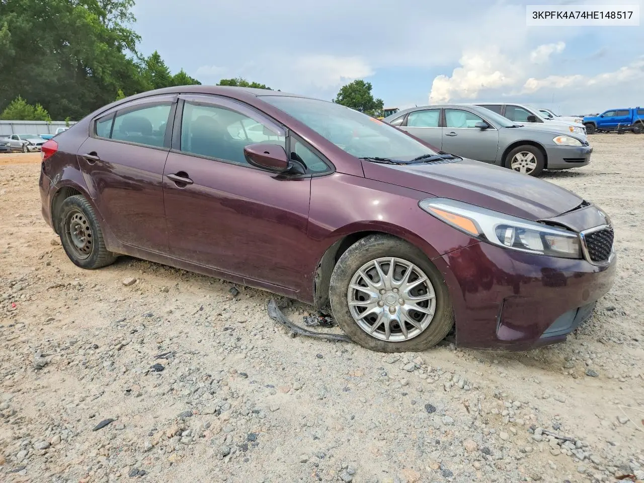 2017 Kia Forte Lx VIN: 3KPFK4A74HE148517 Lot: 61724926