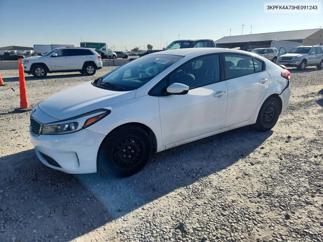 2017 Kia Forte Lx VIN: 3KPFK4A73HE091243 Lot: 61749546