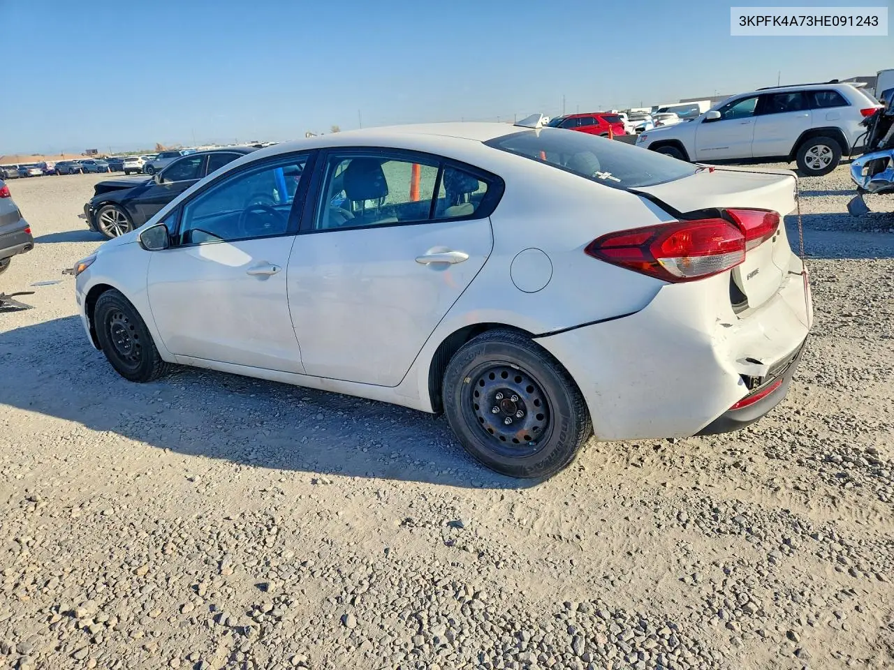 2017 Kia Forte Lx VIN: 3KPFK4A73HE091243 Lot: 61749546