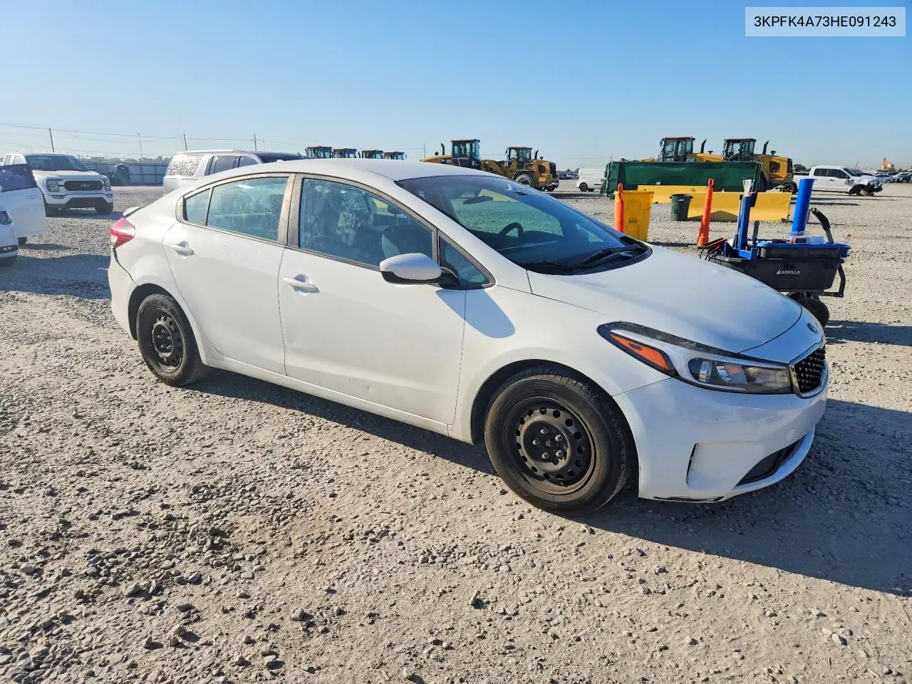 2017 Kia Forte Lx VIN: 3KPFK4A73HE091243 Lot: 61749546