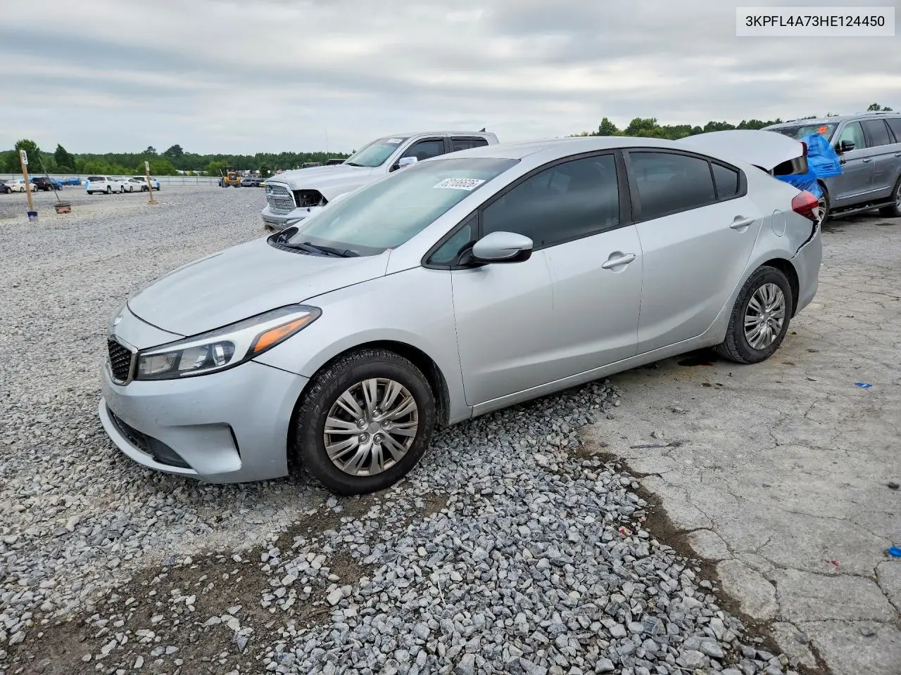 2017 Kia Forte Lx VIN: 3KPFL4A73HE124450 Lot: 62186626