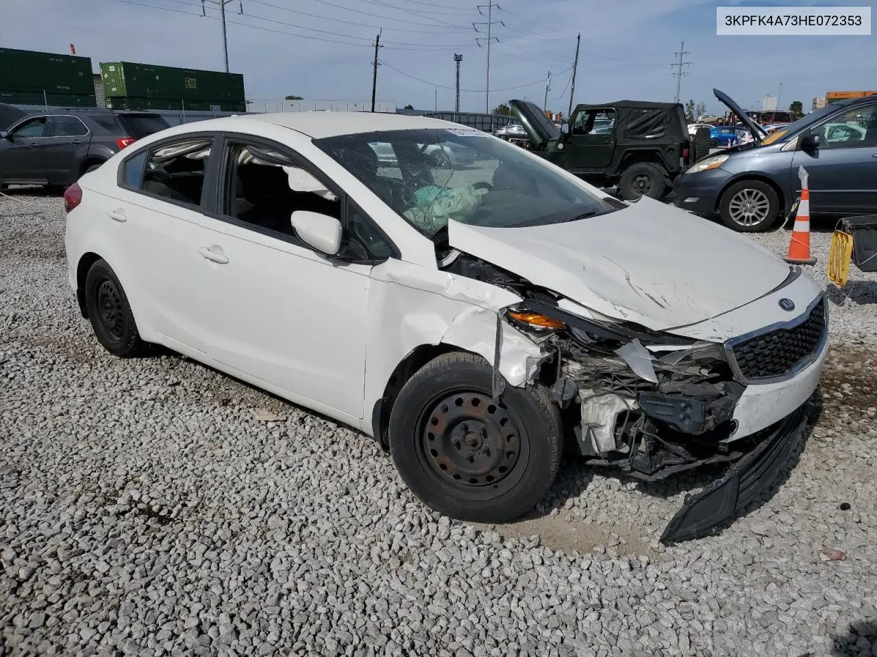 3KPFK4A73HE072353 2017 Kia Forte Lx