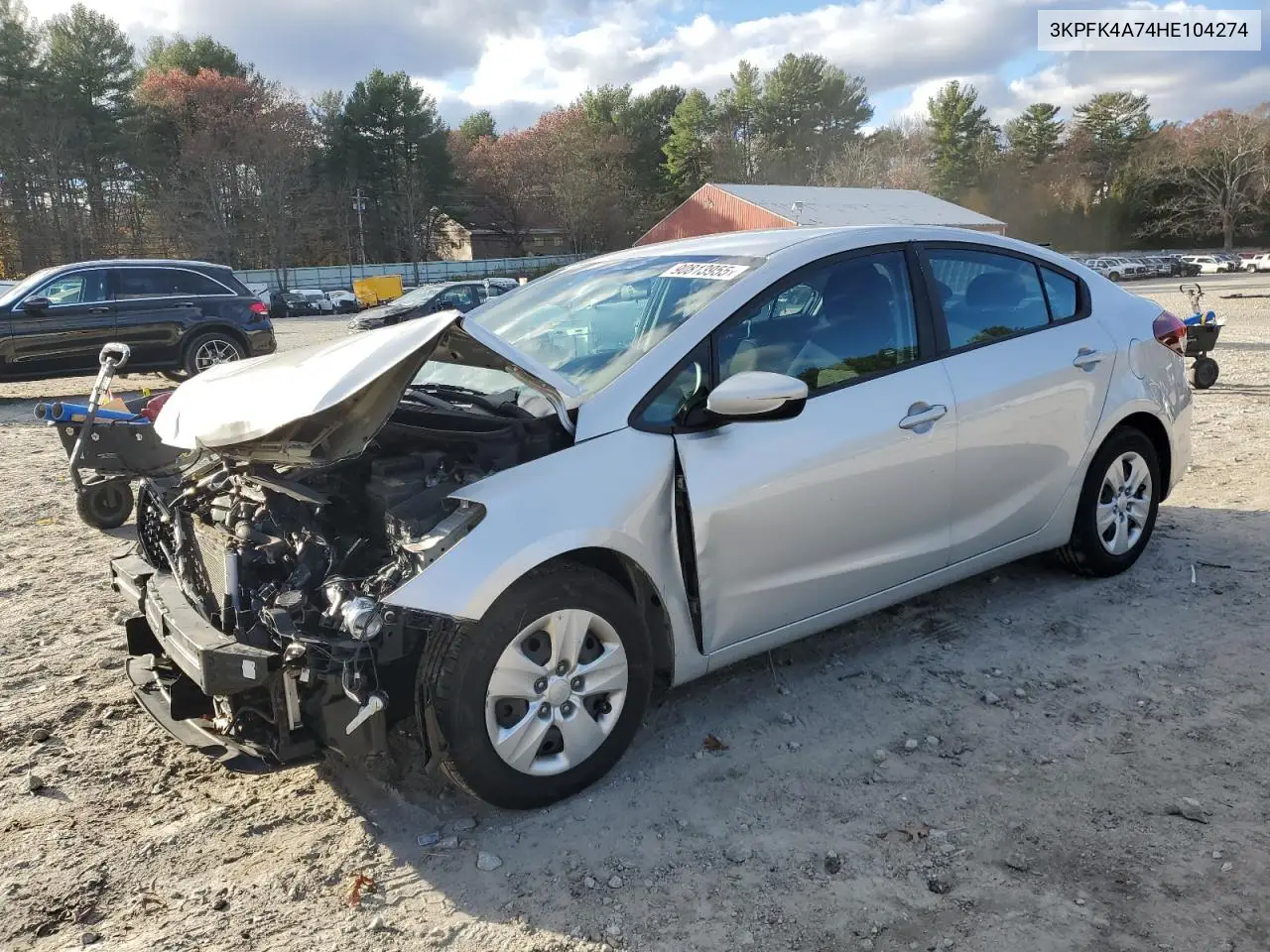 3KPFK4A74HE104274 2017 Kia Forte Lx