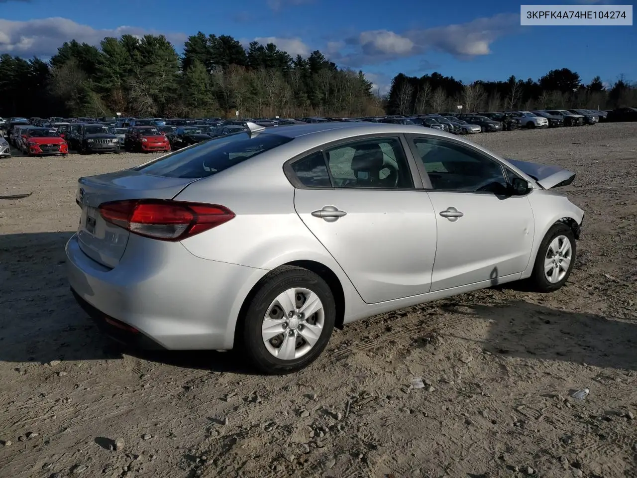 3KPFK4A74HE104274 2017 Kia Forte Lx