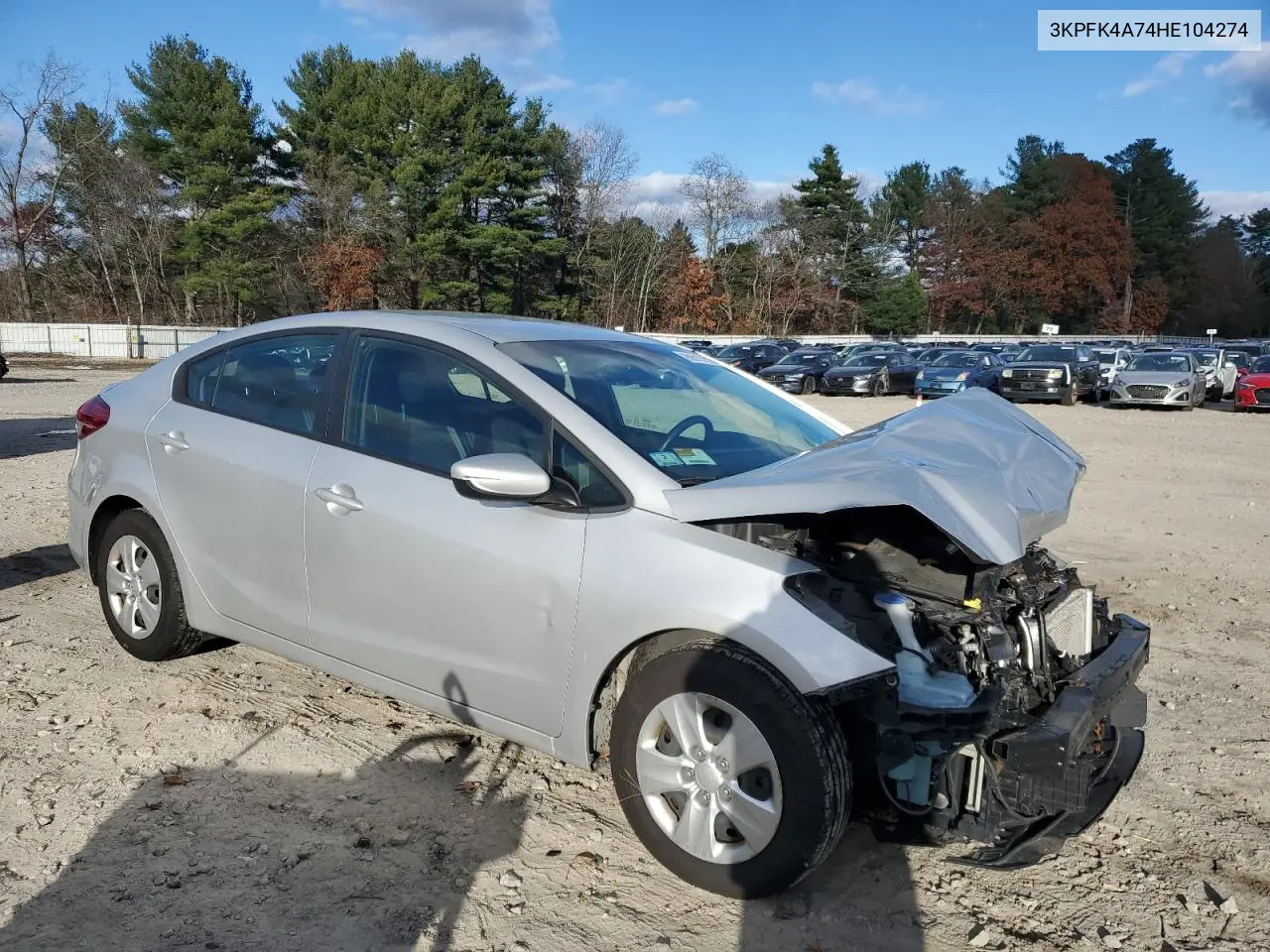 3KPFK4A74HE104274 2017 Kia Forte Lx