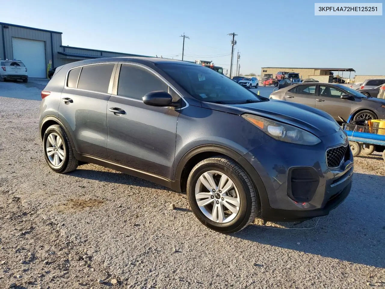 3KPFL4A72HE125251 2017 Kia Sportage