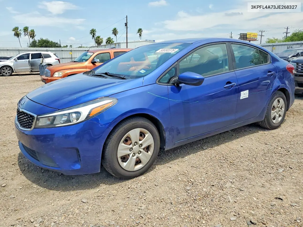 2018 Kia Forte Lx VIN: 3KPFL4A73JE268327 Lot: 58080376
