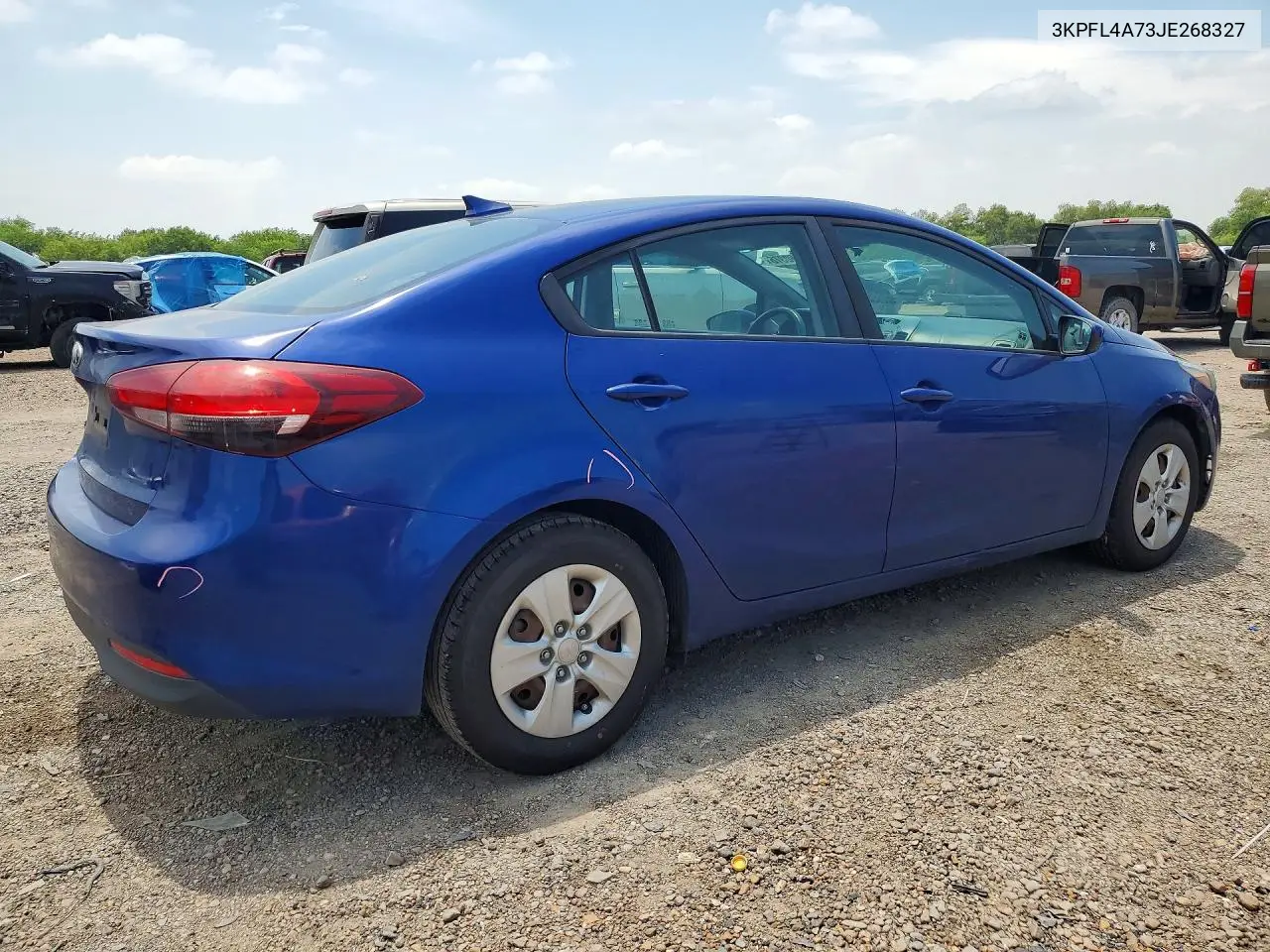 2018 Kia Forte Lx VIN: 3KPFL4A73JE268327 Lot: 58080376