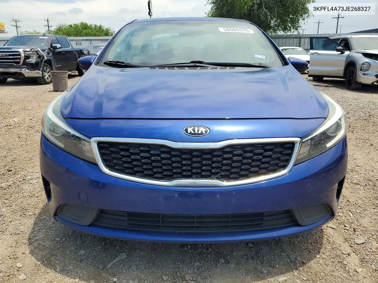 2018 Kia Forte Lx VIN: 3KPFL4A73JE268327 Lot: 58080376
