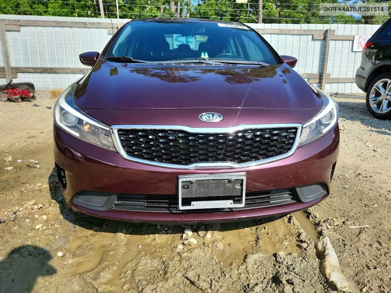 2018 Kia Forte Lx VIN: 3KPFK4A78JE281514 Lot: 59067046