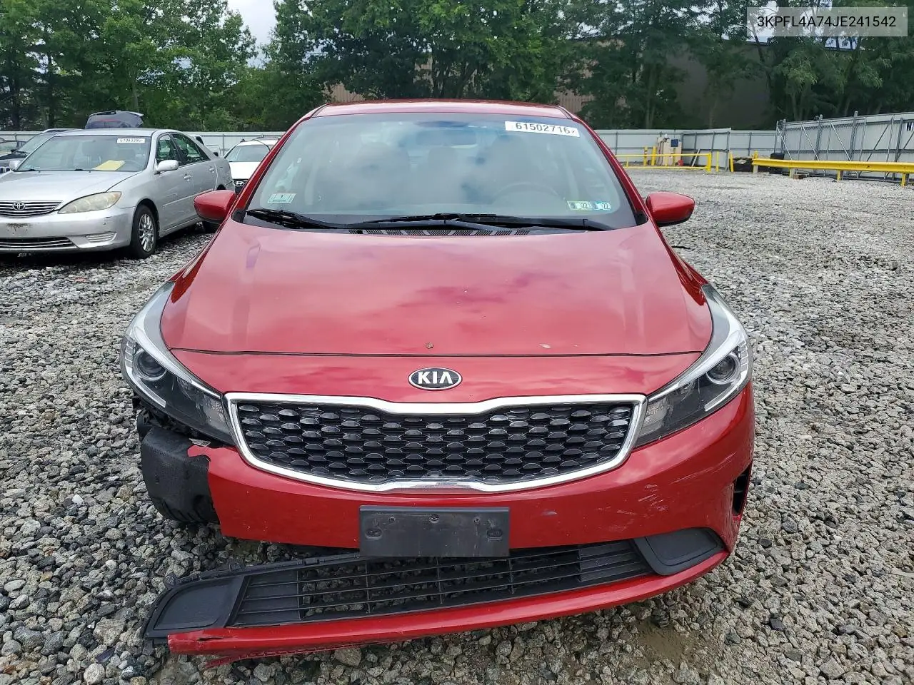 2018 Kia Forte S VIN: 3KPFL4A74JE241542 Lot: 61502716