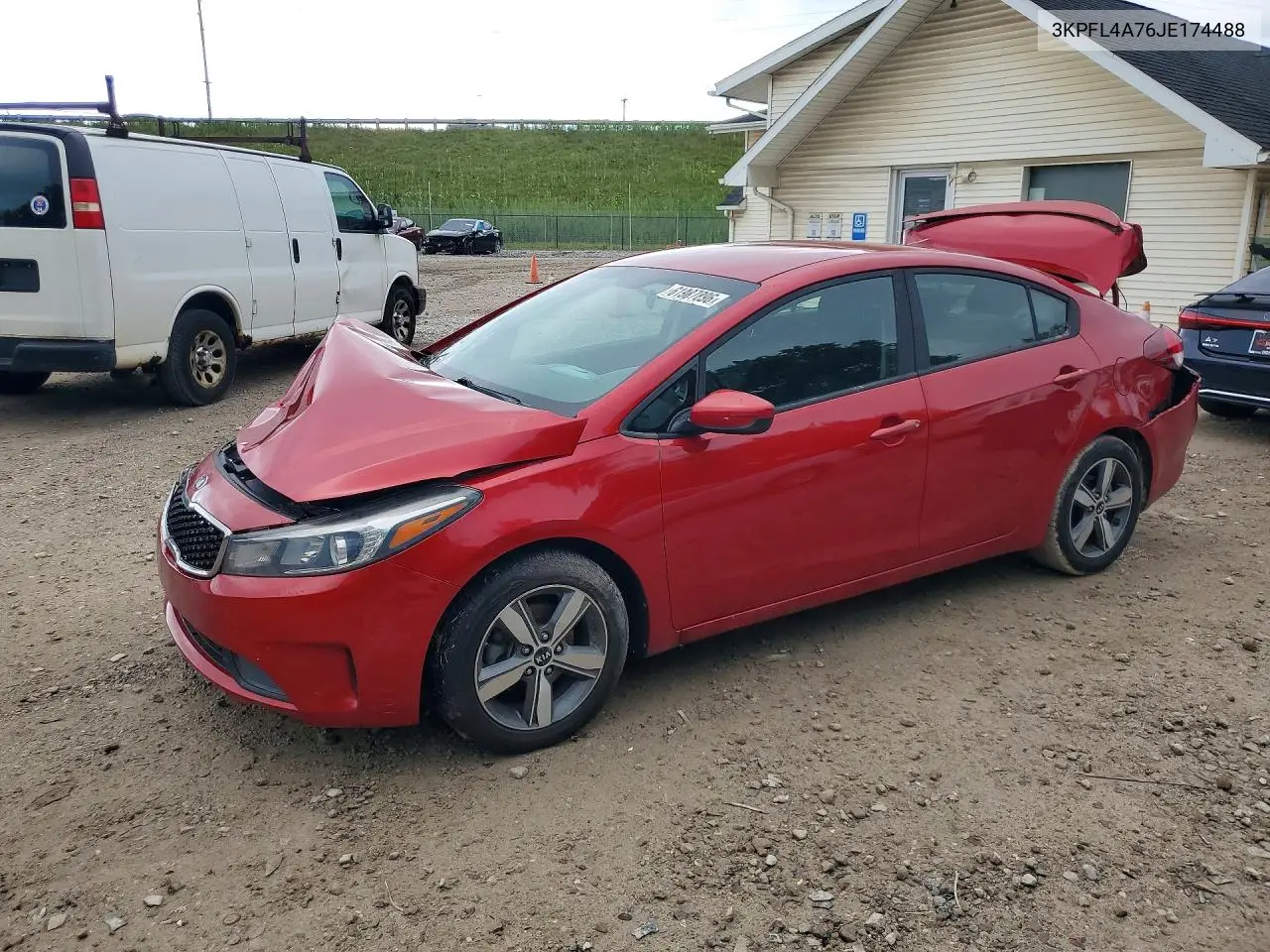 2018 Kia Forte S VIN: 3KPFL4A76JE174488 Lot: 61987896
