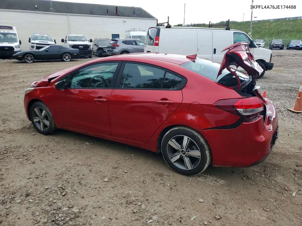 2018 Kia Forte S VIN: 3KPFL4A76JE174488 Lot: 61987896