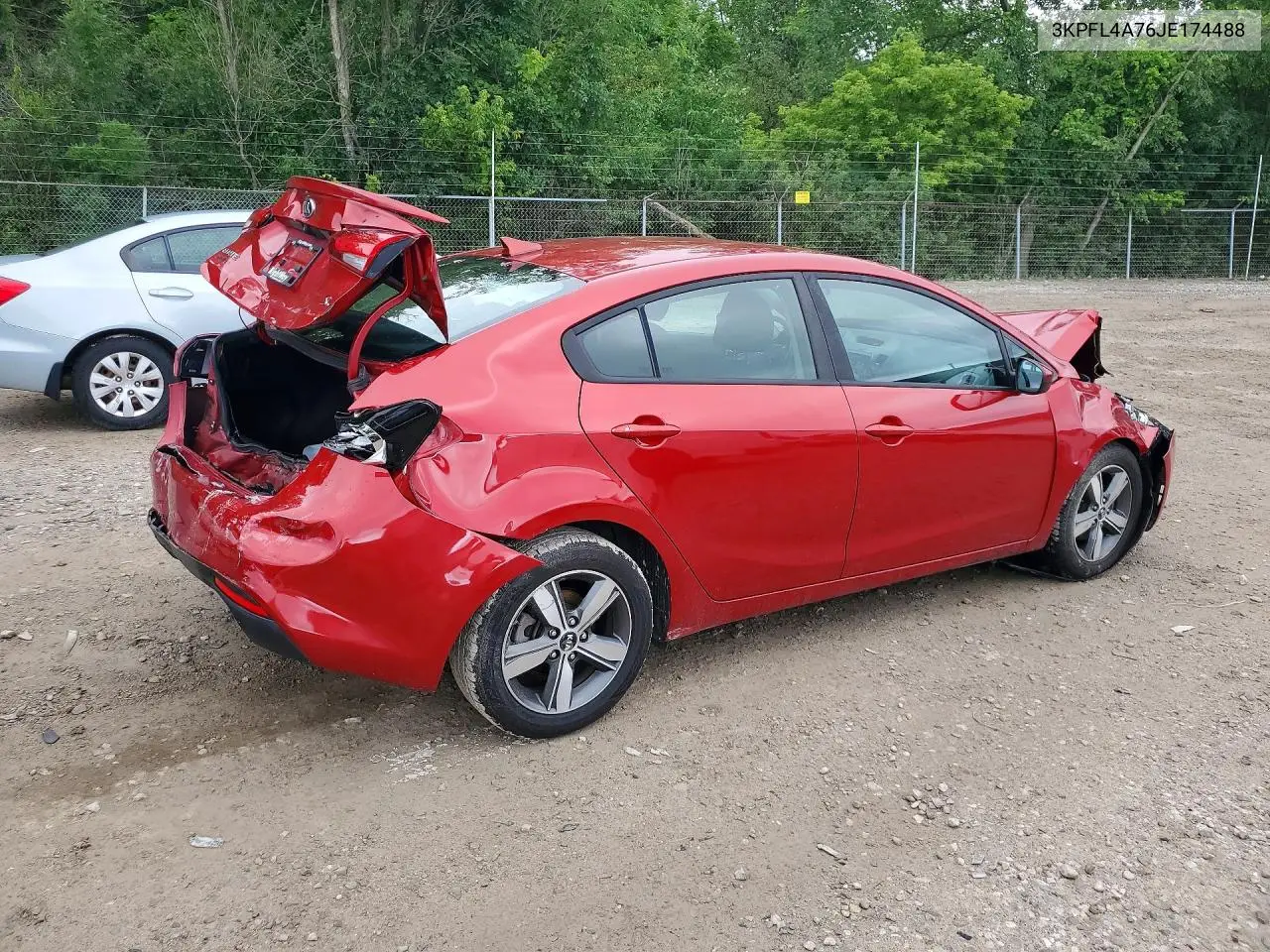 2018 Kia Forte S VIN: 3KPFL4A76JE174488 Lot: 61987896