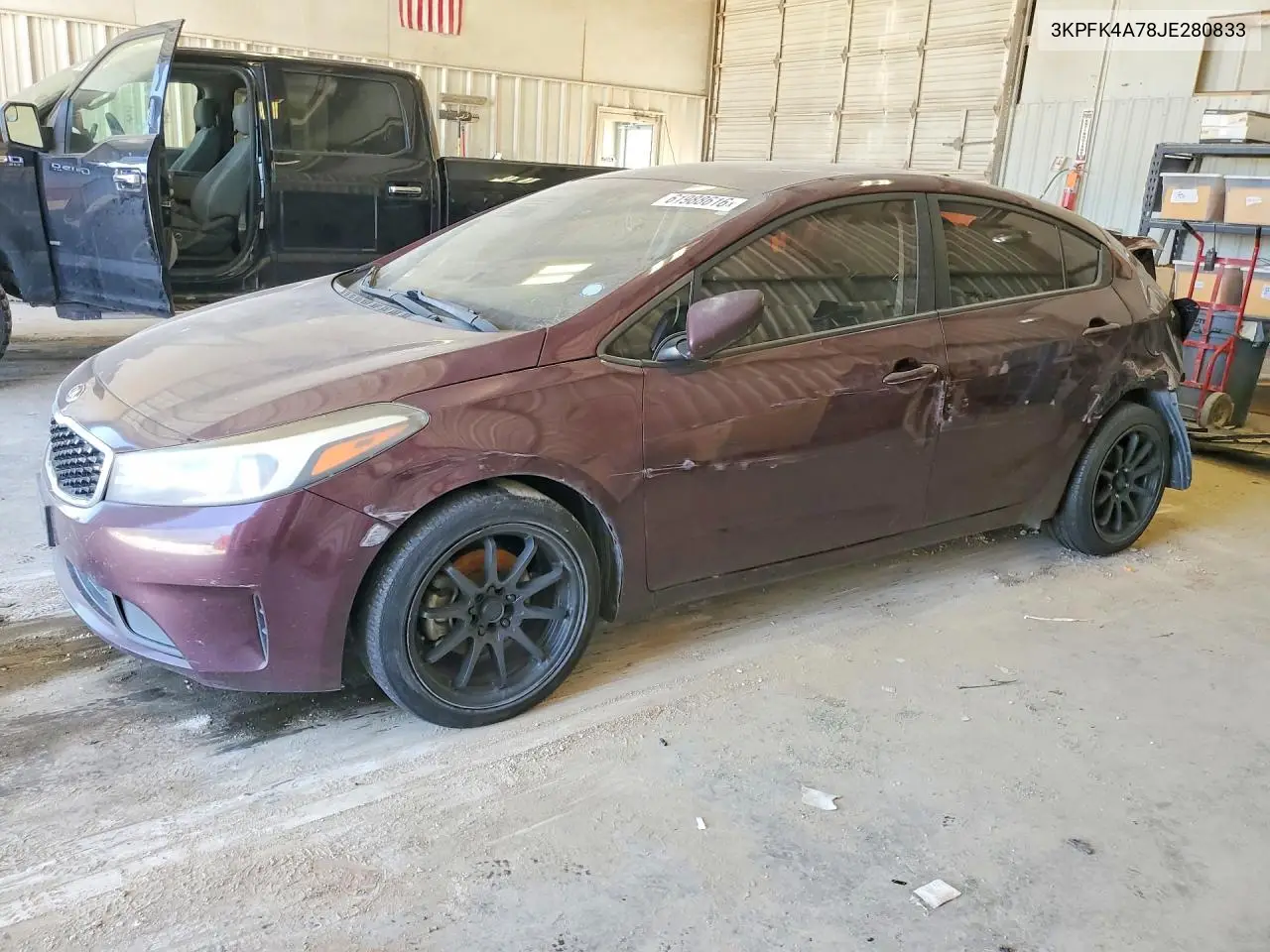 2018 Kia Forte Lx VIN: 3KPFK4A78JE280833 Lot: 61988616
