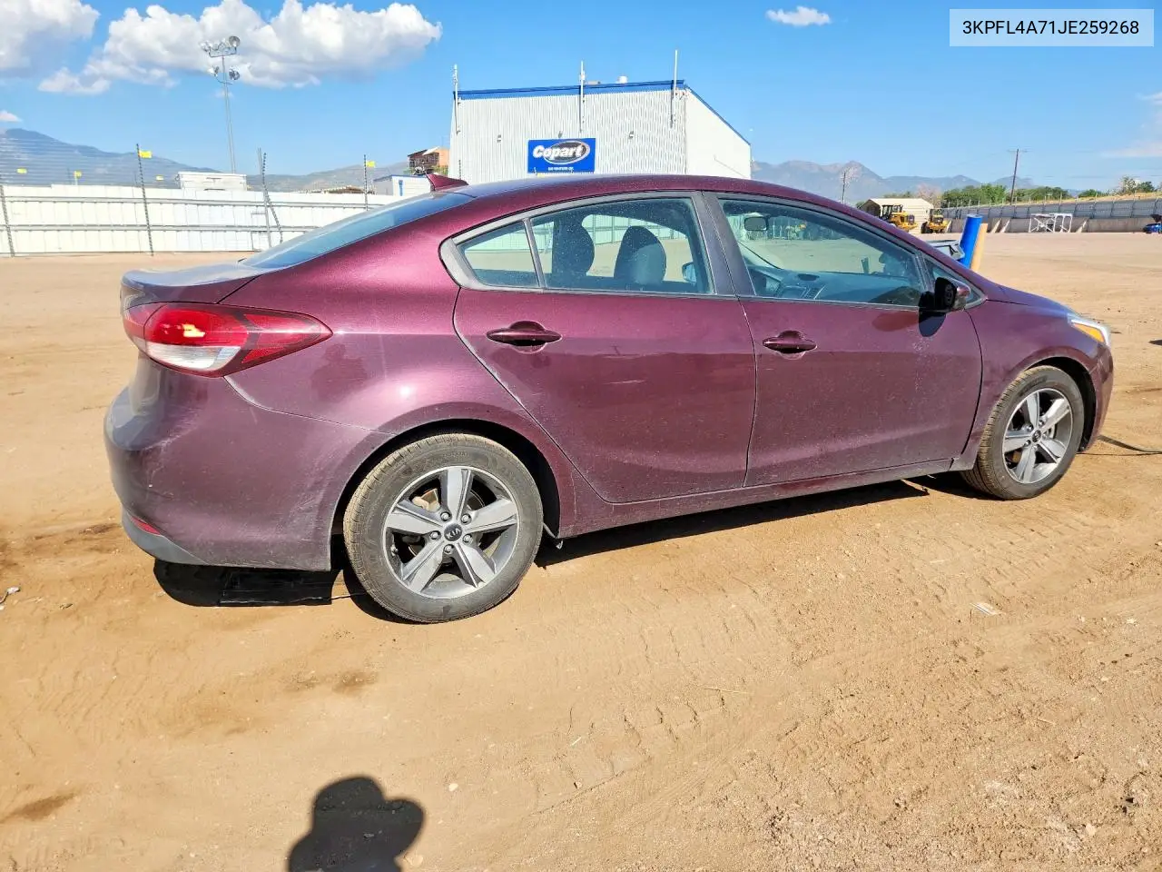 2018 Kia Forte Lx VIN: 3KPFL4A71JE259268 Lot: 62120686