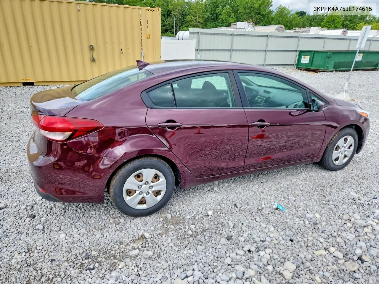 2018 Kia Forte Lx VIN: 3KPFK4A75JE174615 Lot: 62249086