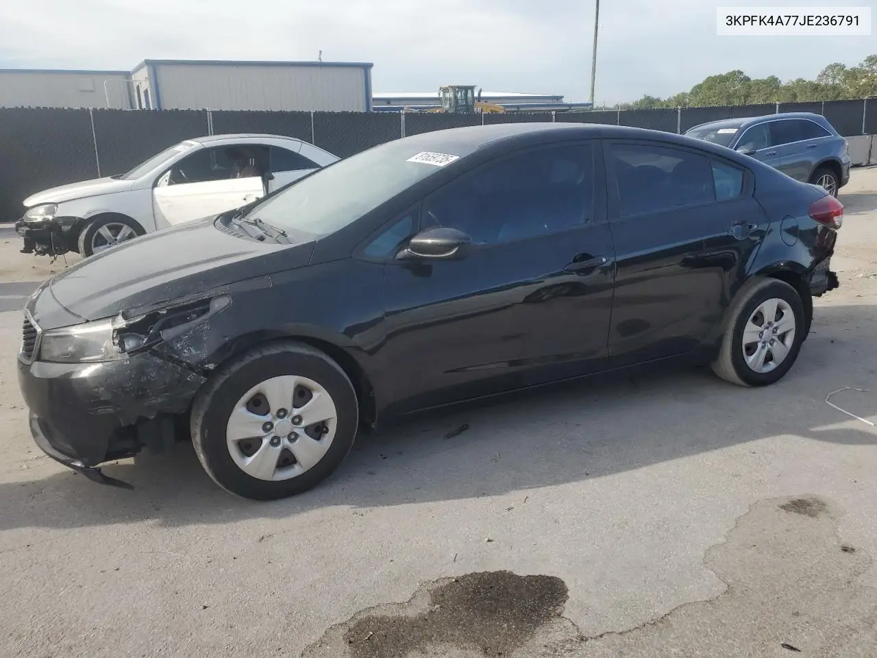 3KPFK4A77JE236791 2018 Kia Forte Lx