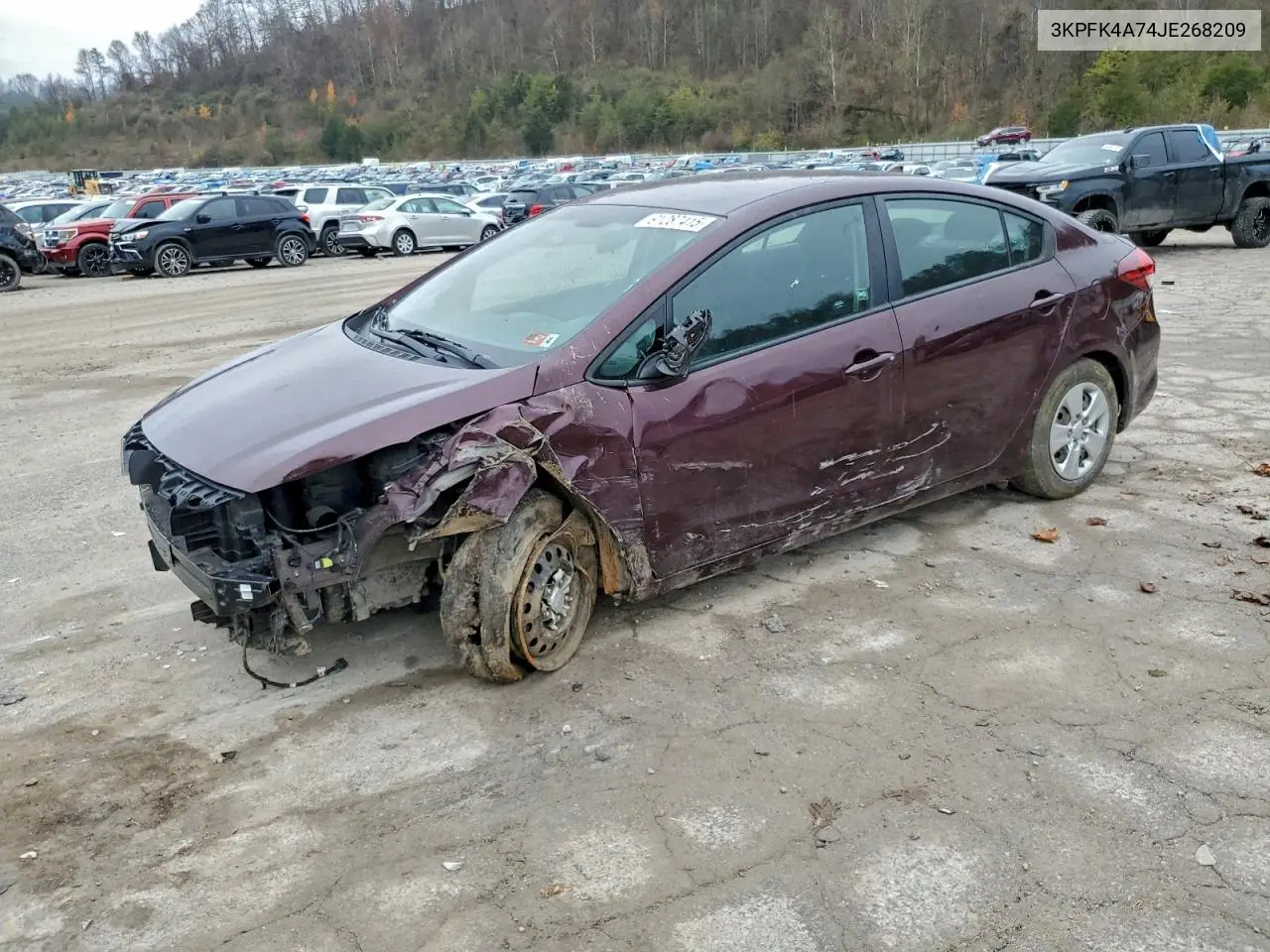 3KPFK4A74JE268209 2018 Kia Forte Lx