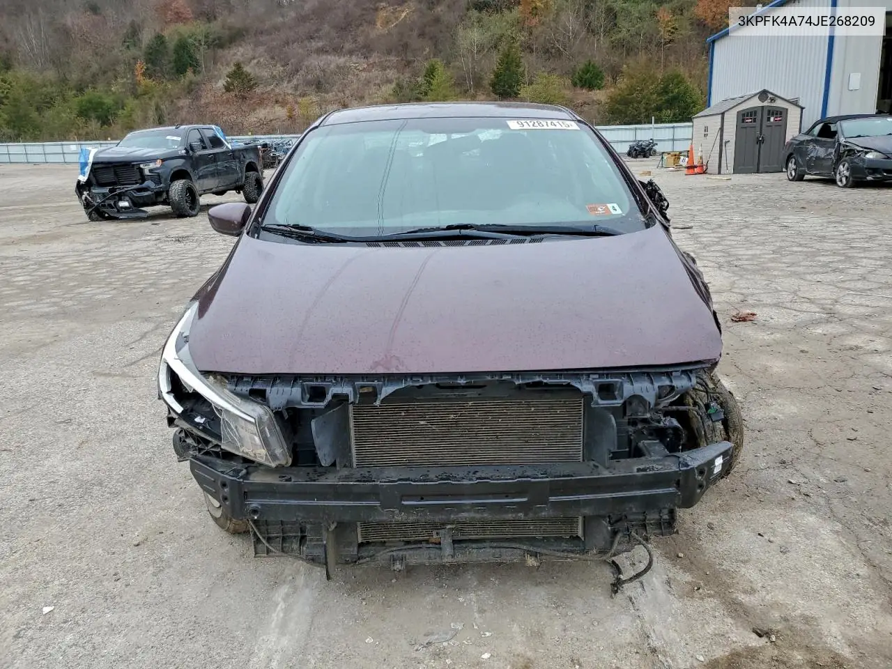 3KPFK4A74JE268209 2018 Kia Forte Lx