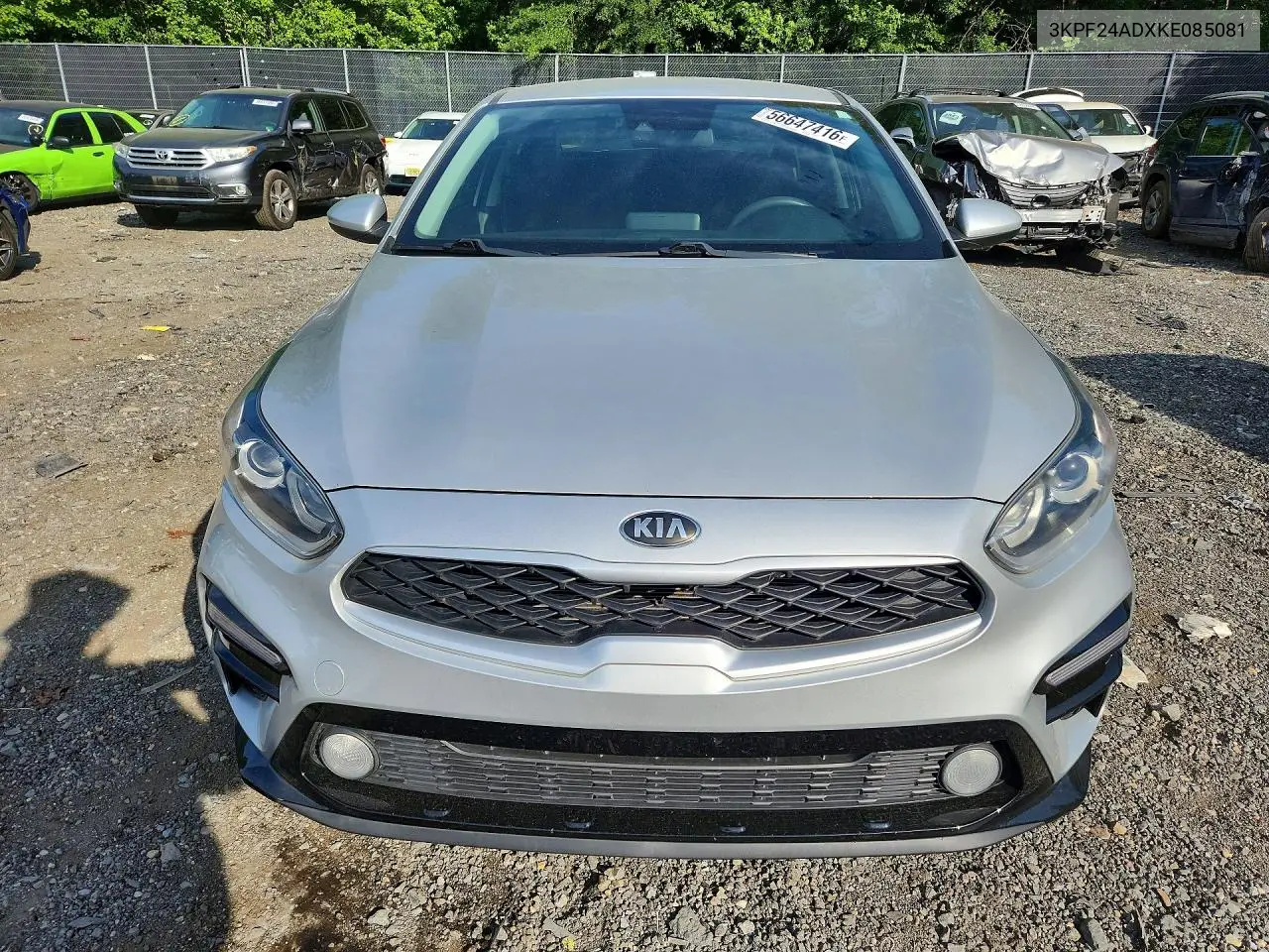 2019 Kia Forte Lxs VIN: 3KPF24ADXKE085081 Lot: 56647416
