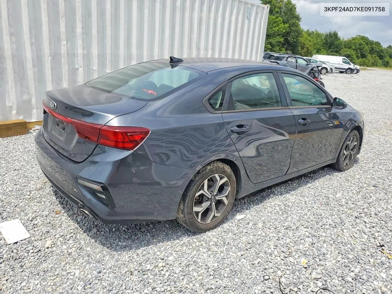 2019 Kia Forte Lxs VIN: 3KPF24AD7KE091758 Lot: 57646716