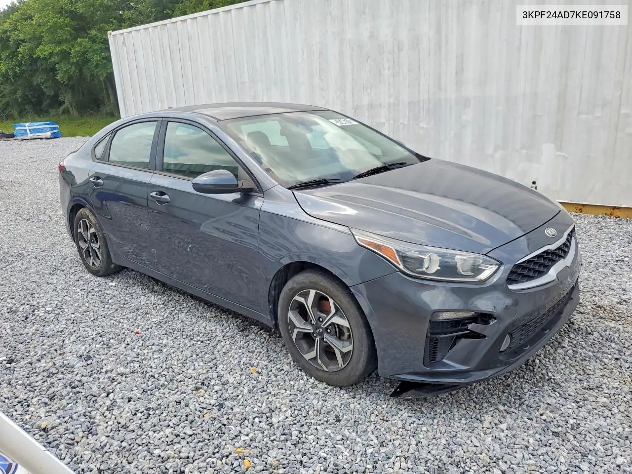 2019 Kia Forte Lxs VIN: 3KPF24AD7KE091758 Lot: 57646716