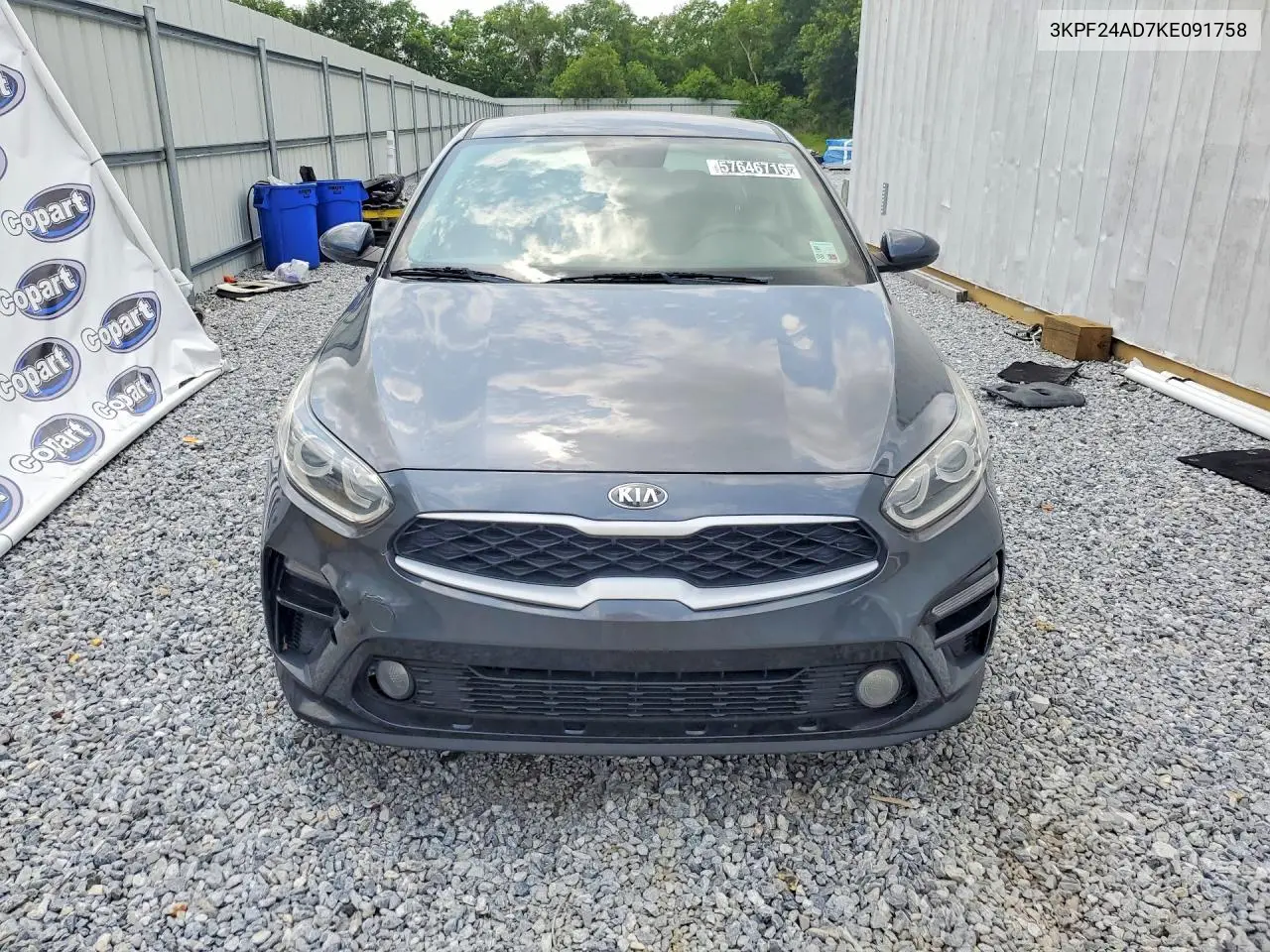 2019 Kia Forte Lxs VIN: 3KPF24AD7KE091758 Lot: 57646716