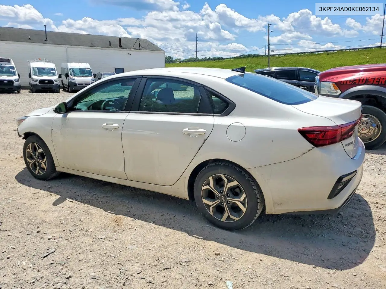 2019 Kia Forte Lxs VIN: 3KPF24AD0KE062134 Lot: 57726456