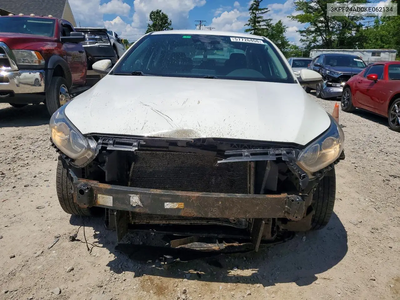 2019 Kia Forte Lxs VIN: 3KPF24AD0KE062134 Lot: 57726456
