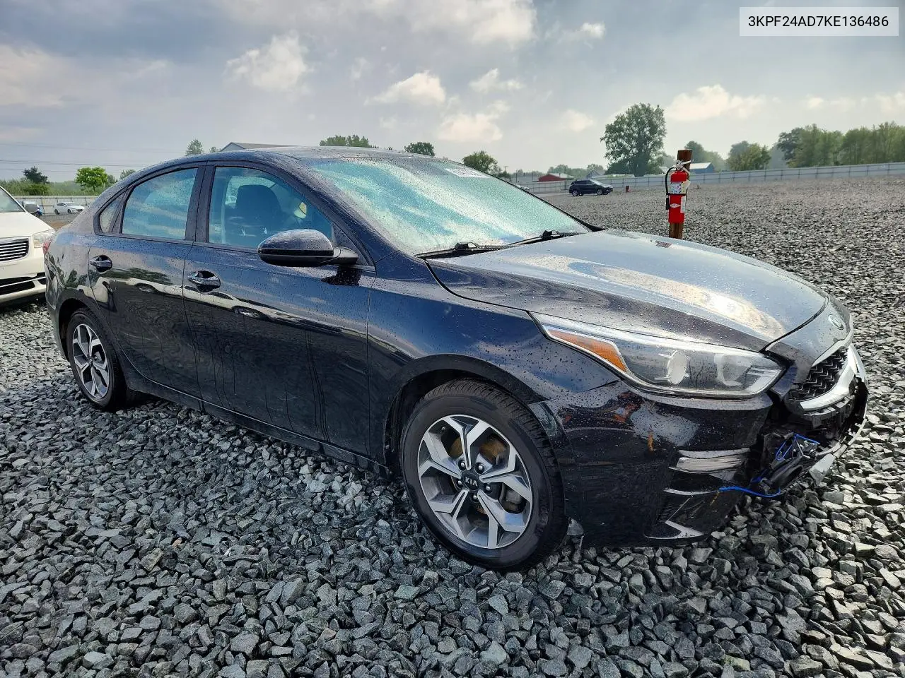 2019 Kia Forte Lxs VIN: 3KPF24AD7KE136486 Lot: 60470236