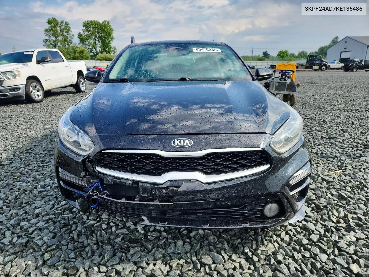2019 Kia Forte Lxs VIN: 3KPF24AD7KE136486 Lot: 60470236