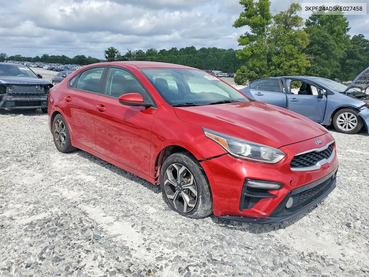 2019 Kia Forte Lxs VIN: 3KPF24AD5KE027458 Lot: 60816816