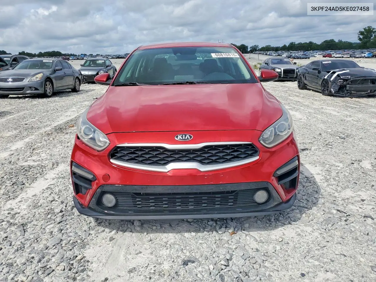 2019 Kia Forte Lxs VIN: 3KPF24AD5KE027458 Lot: 60816816
