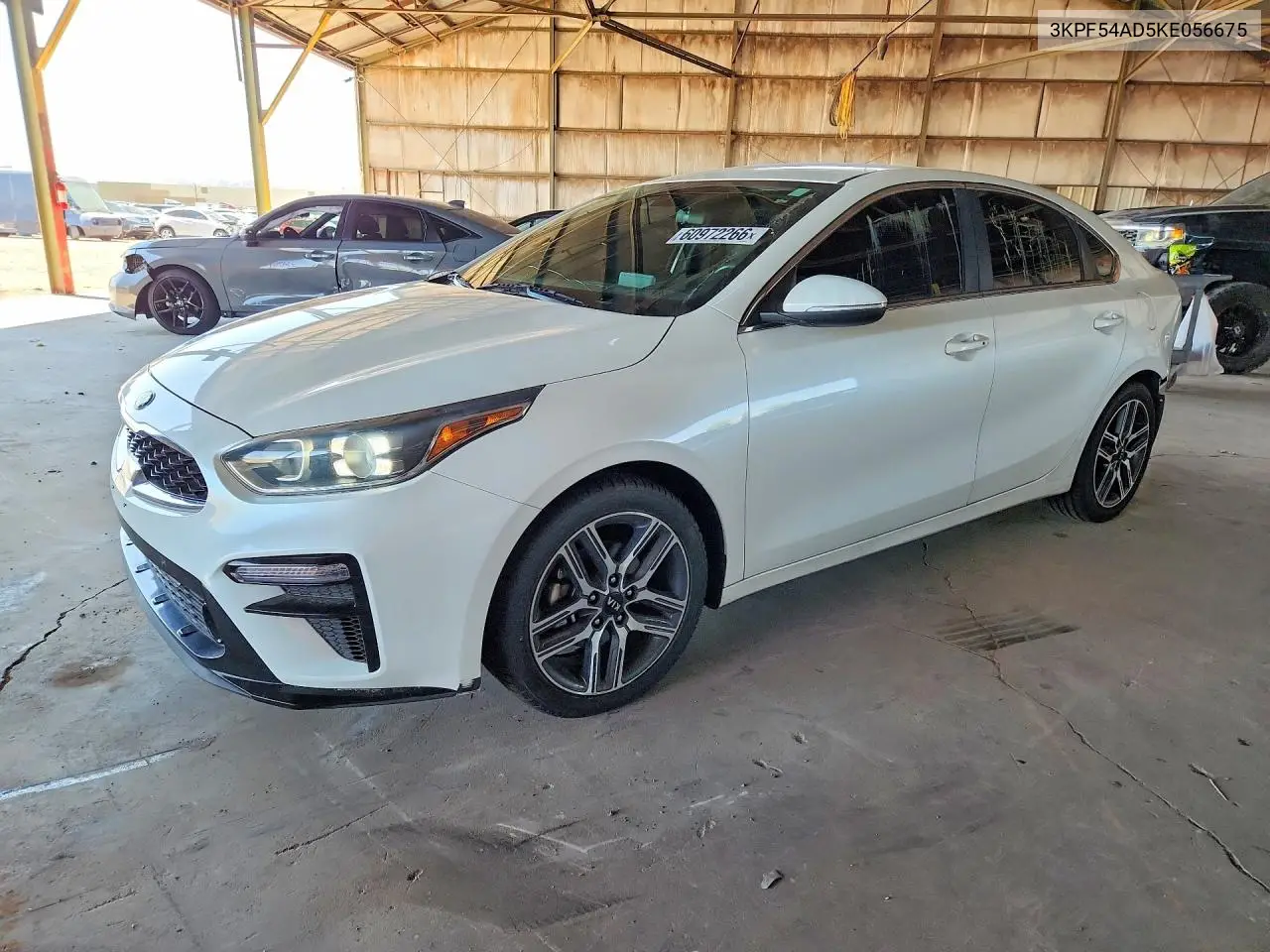 2019 Kia Forte Ex VIN: 3KPF54AD5KE056675 Lot: 60972266