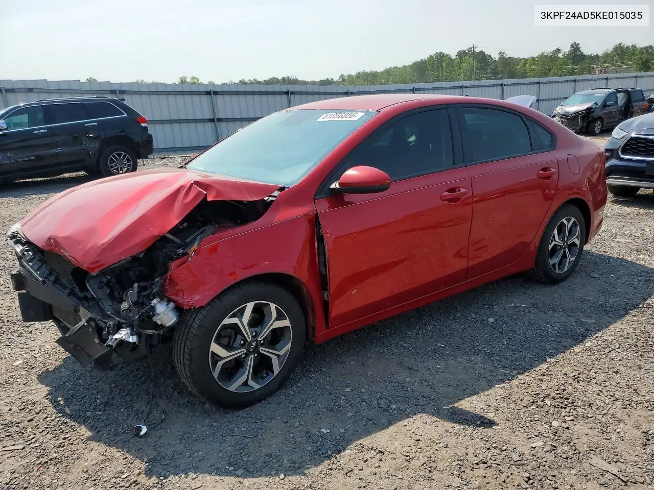 2019 Kia Forte Lxs VIN: 3KPF24AD5KE015035 Lot: 61056956