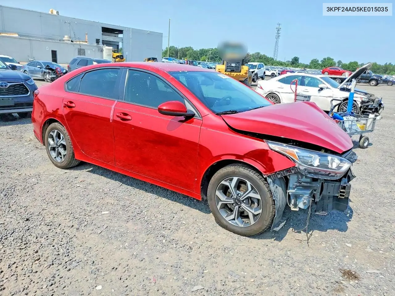 2019 Kia Forte Lxs VIN: 3KPF24AD5KE015035 Lot: 61056956