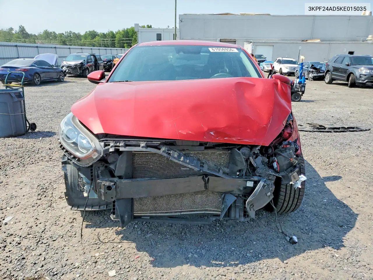 2019 Kia Forte Lxs VIN: 3KPF24AD5KE015035 Lot: 61056956