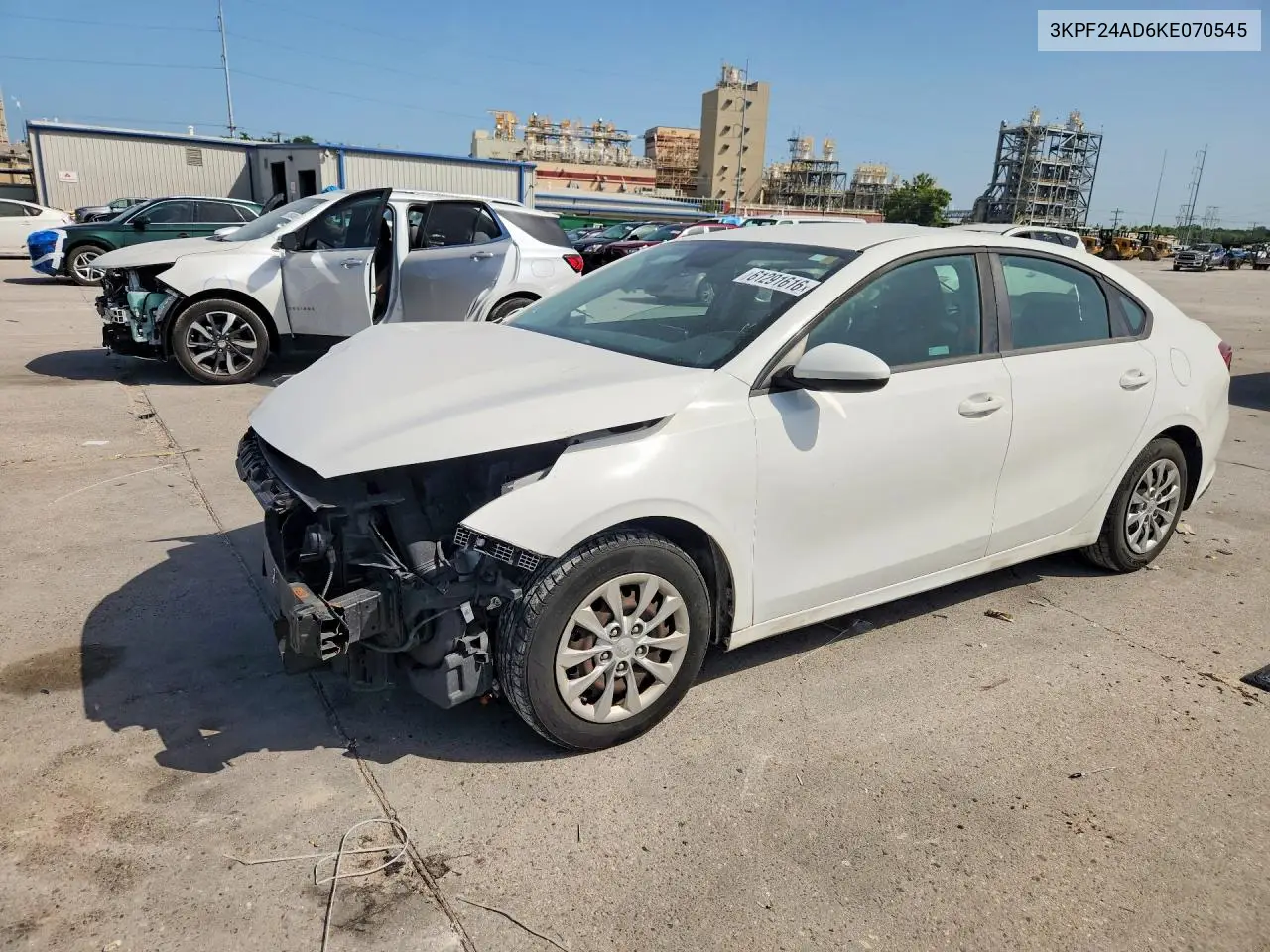 2019 Kia Forte Fe VIN: 3KPF24AD6KE070545 Lot: 61291616