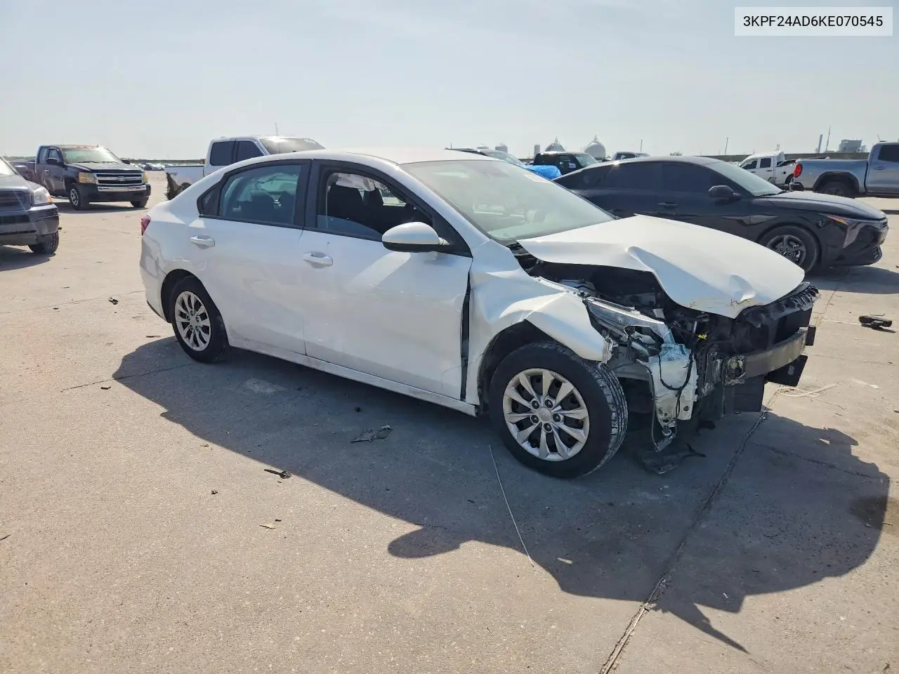 2019 Kia Forte Fe VIN: 3KPF24AD6KE070545 Lot: 61291616