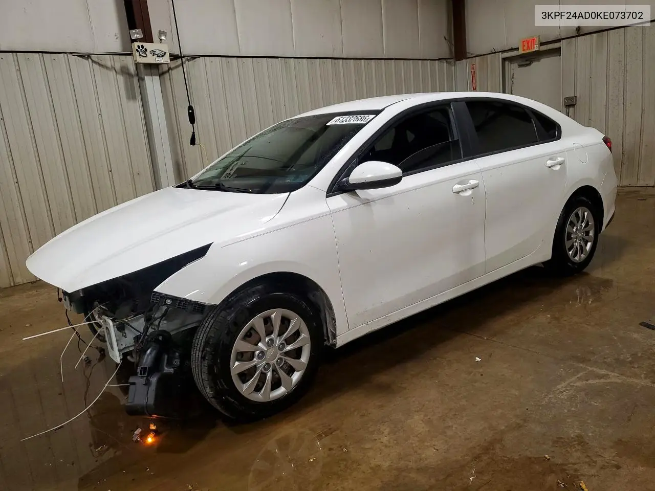 2019 Kia Forte Fe VIN: 3KPF24AD0KE073702 Lot: 61332686